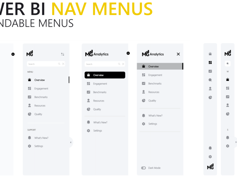 MG Nav Menus