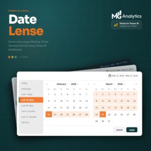 MG Date Lense Power BI Date Slicer