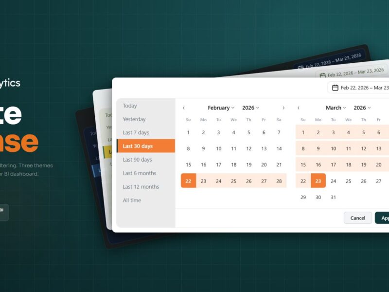 MG Date Lense Power BI Date Slicer